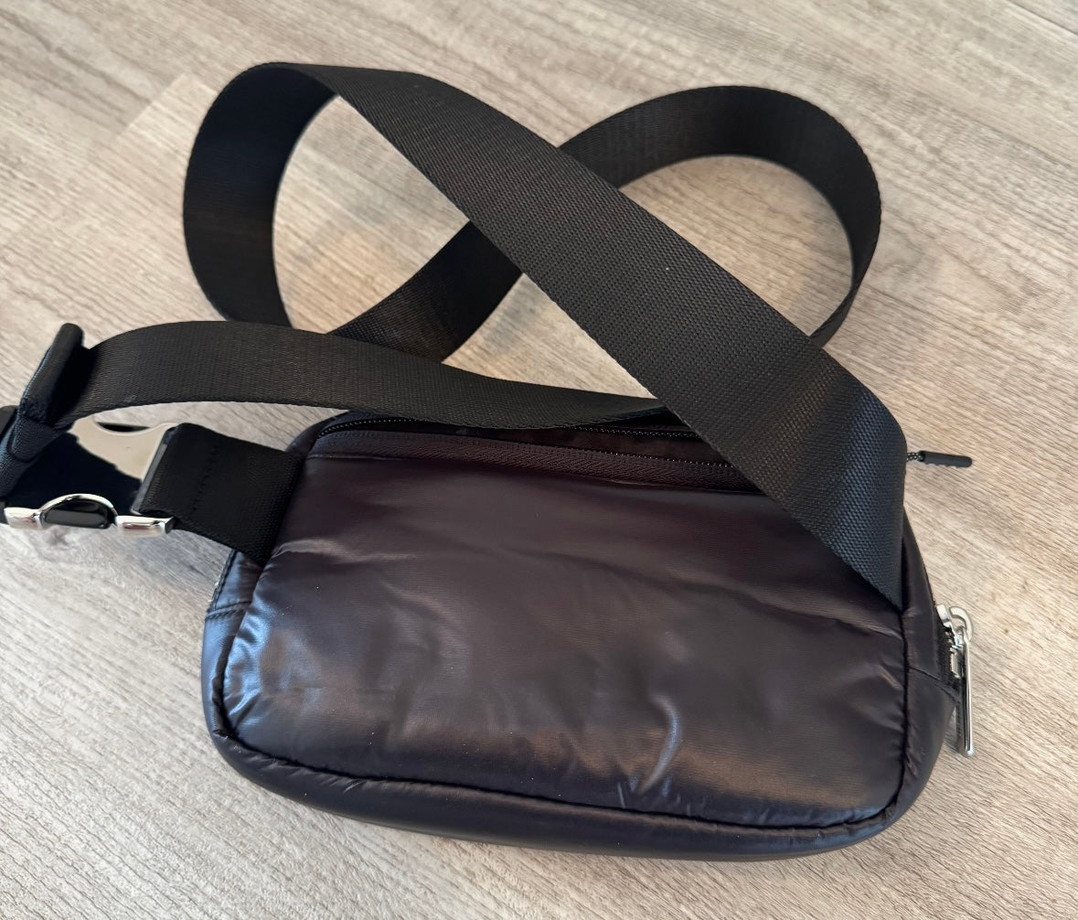 Lululemon Everywhere Belt Bag 1L Wunder Puff Shine Black NWT