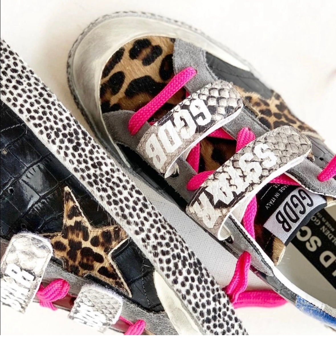 Golden Goose Old School Penstar Sneaker Women’s Size 39 (9) Leopard