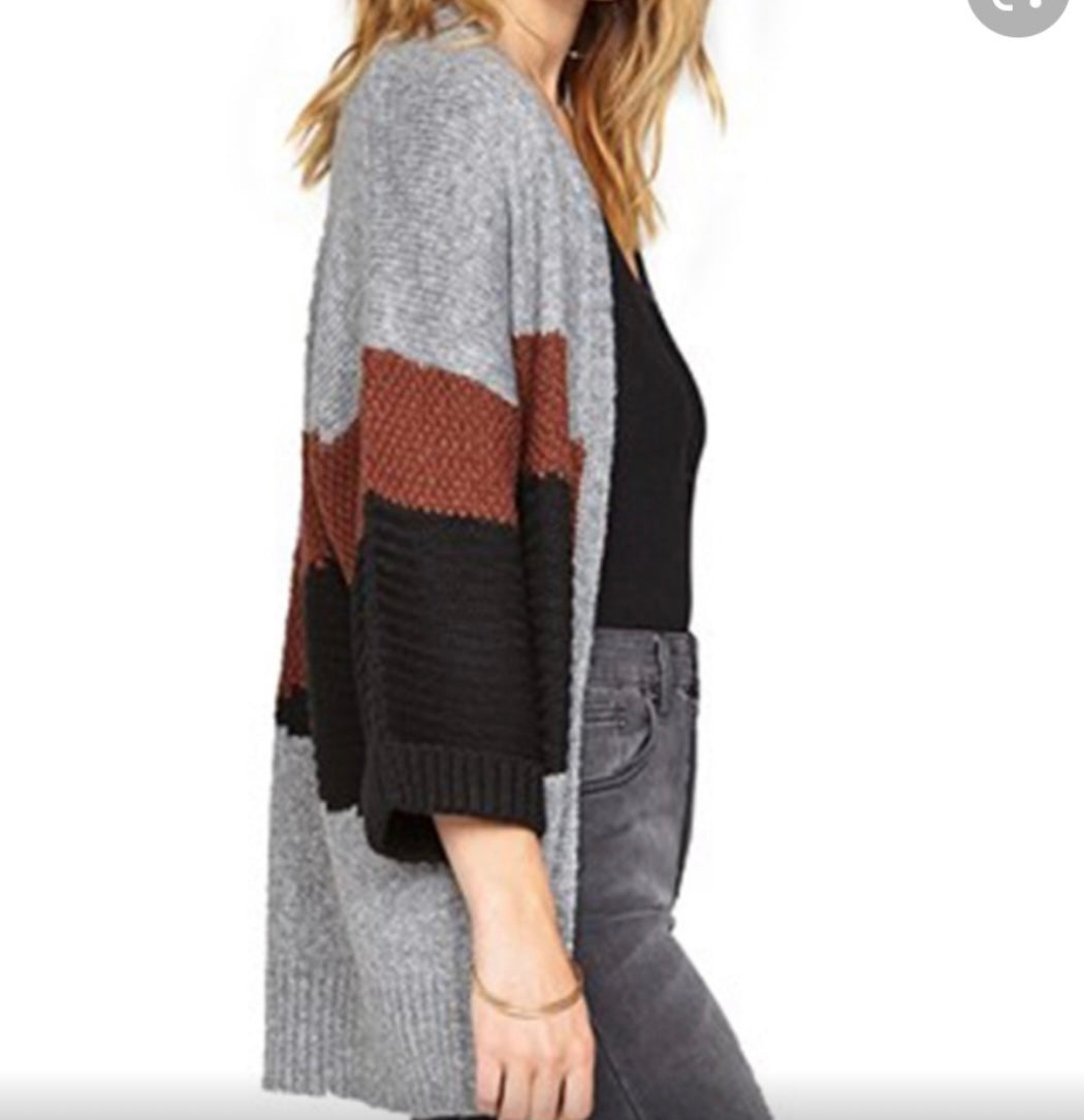 Amuse Society Beckett Cardigan Women’s M/L Gray