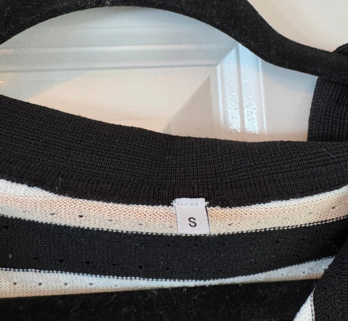 Retro Stripe Matching Set Women’s Small Black