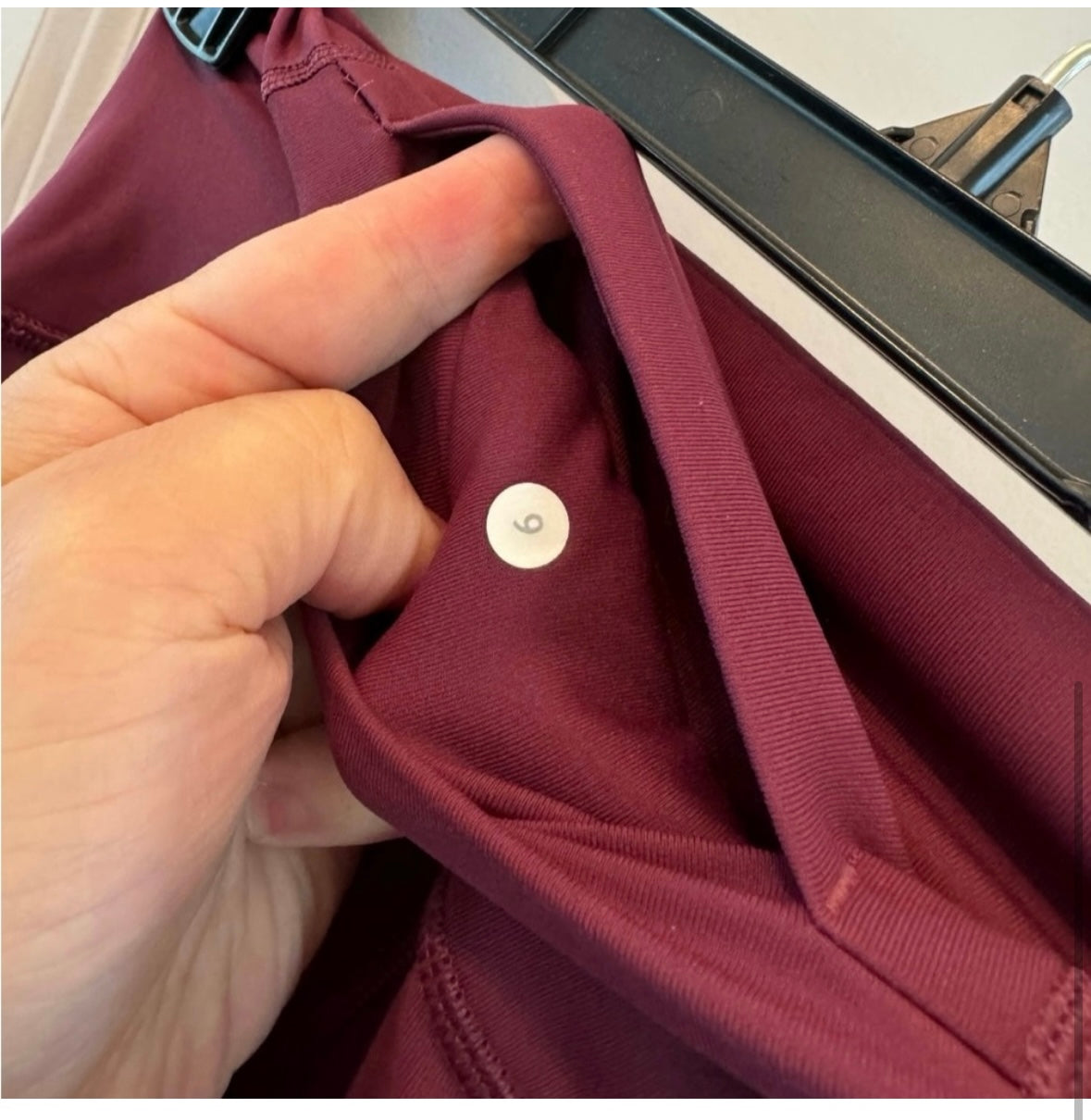 Lululemon High Rise Full Length Leggings Women’s 6 Burgundy