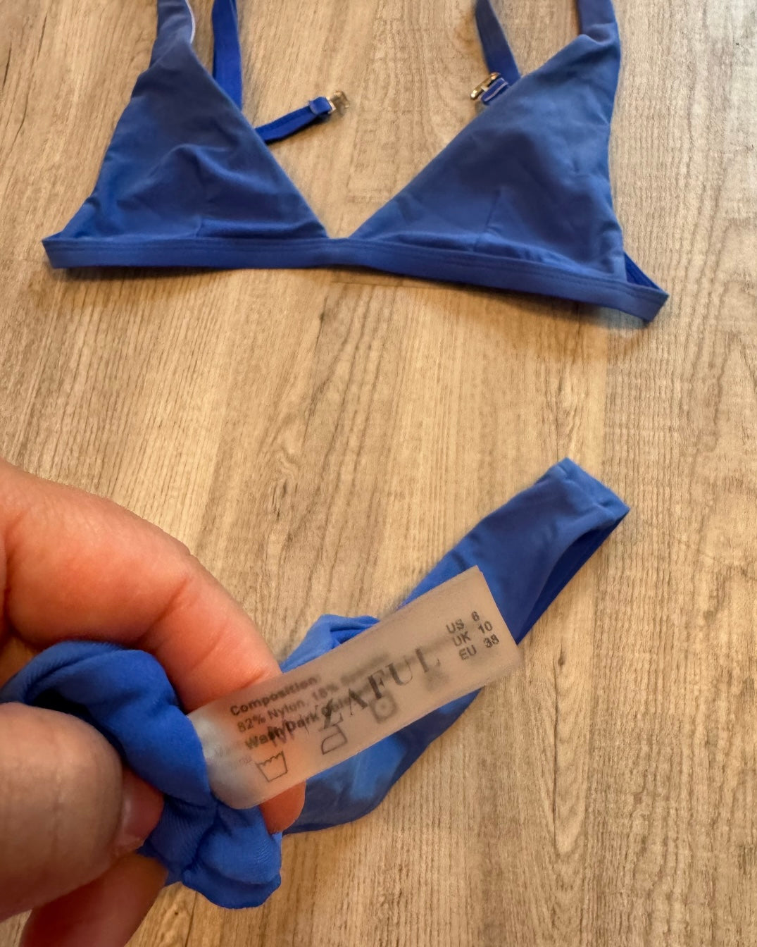 Zaful Swimsuit Women’s Size 8 Blue