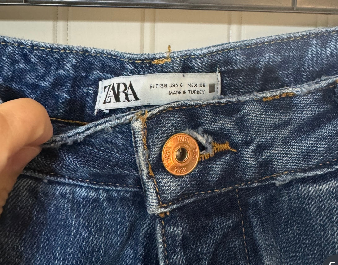 Zara Wide Leg Jeans Women’s Size 6/28