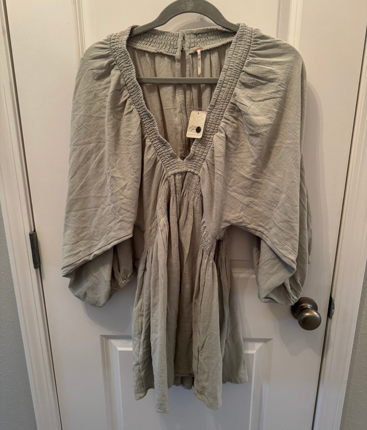 Free People For The Moment Dress Women’s Medium Grey NWT