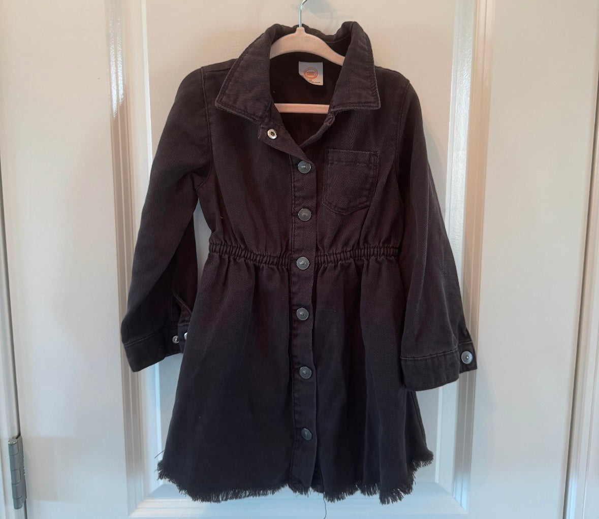 Denim Dress Toddler Size 3T Black