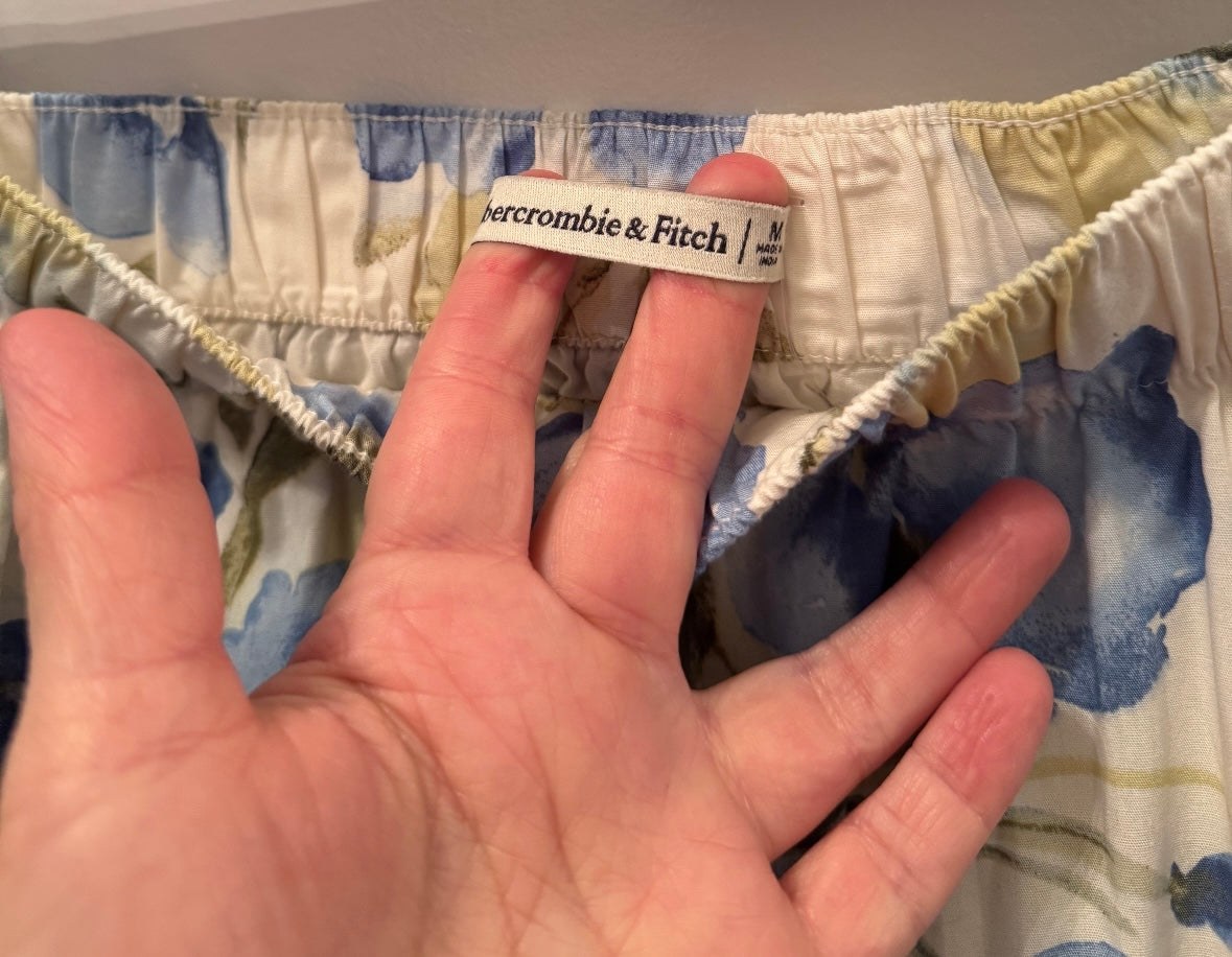 Abercrombie & Fitch Floral Midi Skirt Women’s Medium