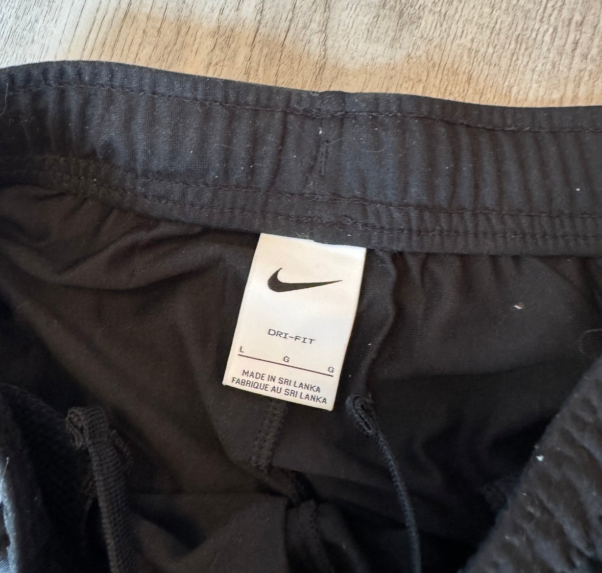 Nike Track Pants Youth Size Large Black