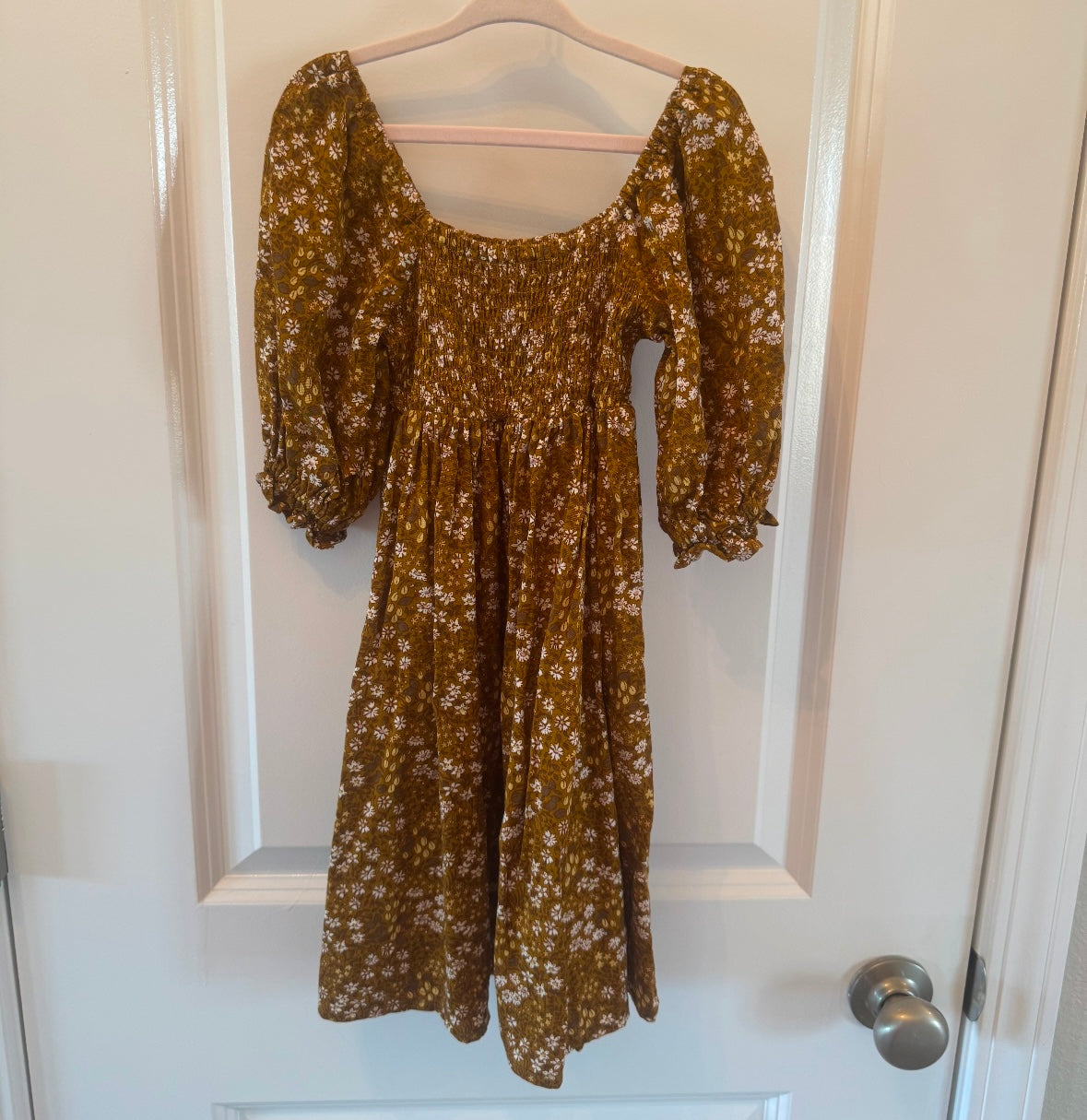 Rylee + Cru Adelaide Floral Dress Toddler Size 2-3 Years Brown