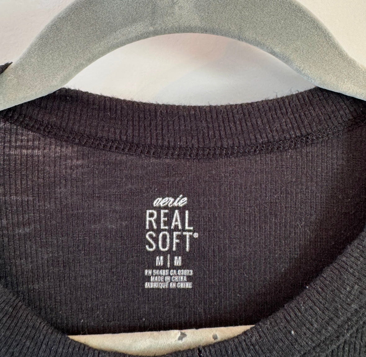 Aerie Knot Front Top Women’s Medium Black