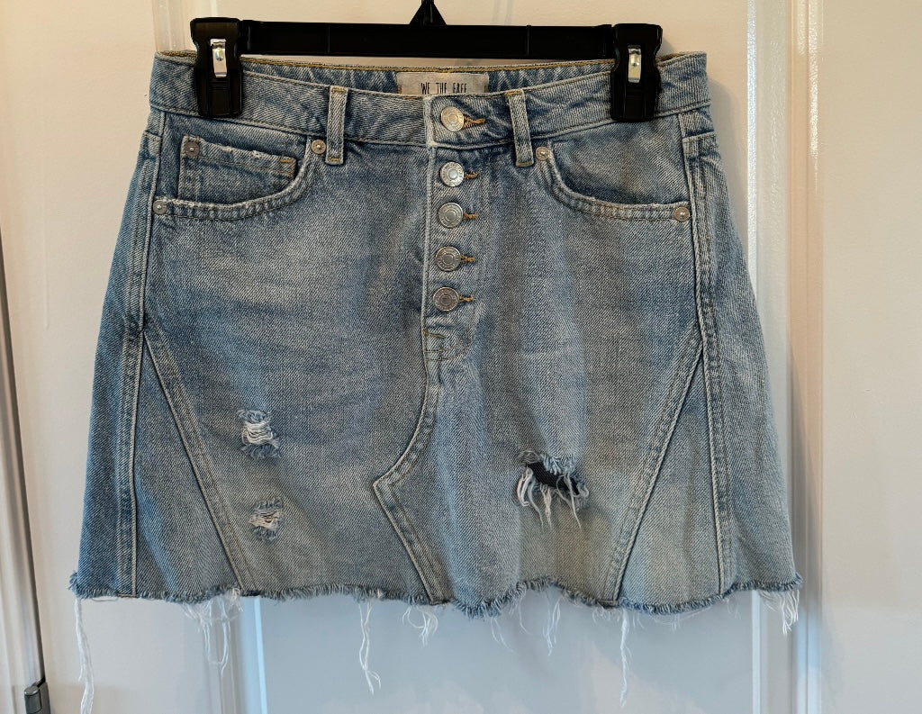 Free People We the Free Denim Skirt Women’s Size 25/0