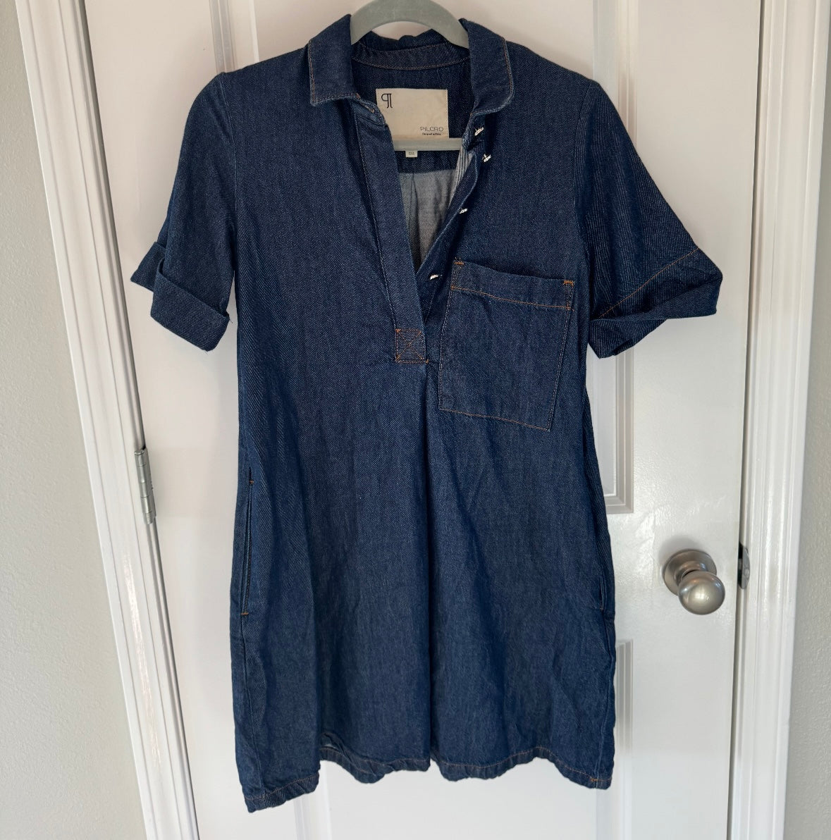 Pilcro Denim Utility Shirt Dress Women’s XS