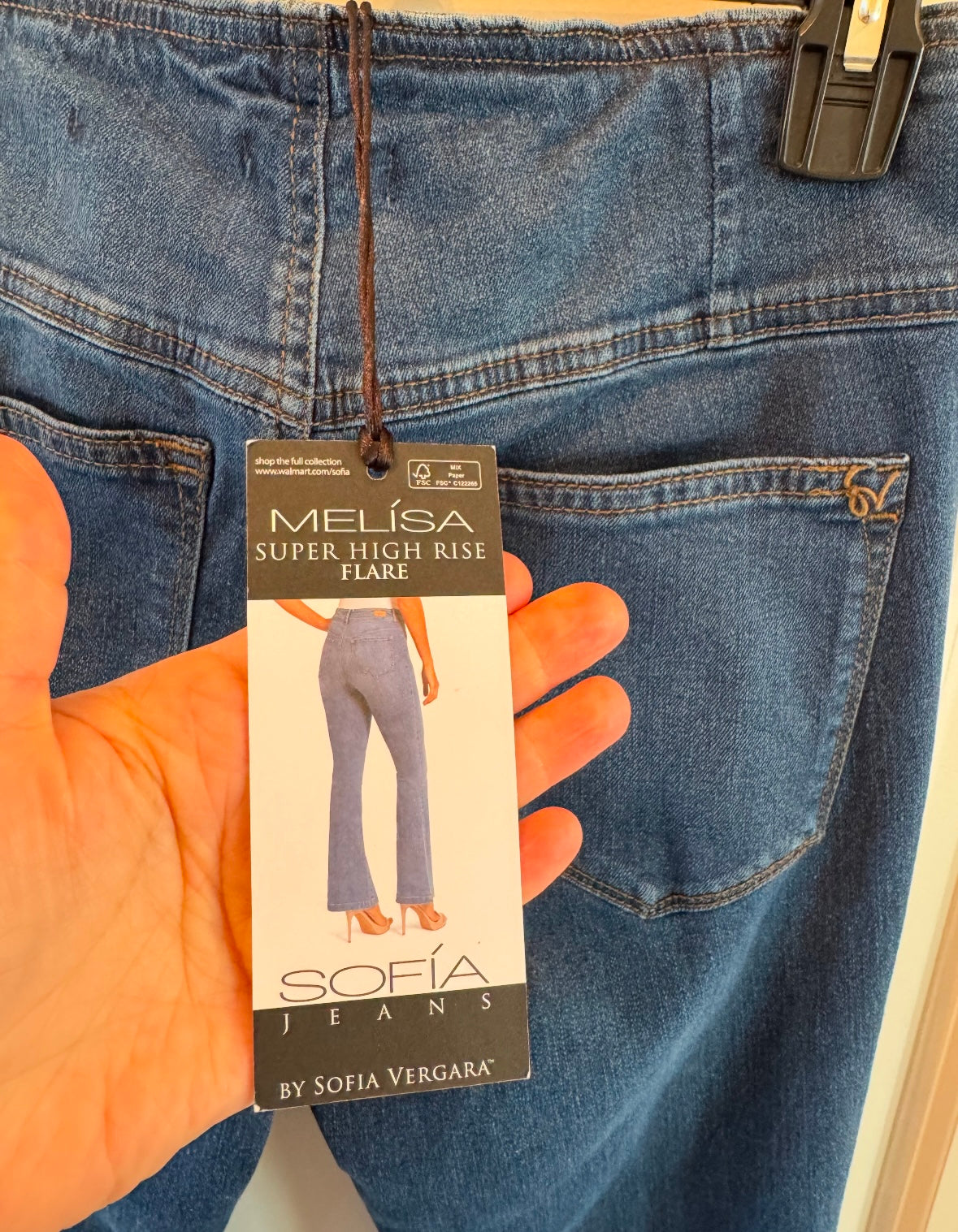 Melisa Super High Rise Flare Jeans Women’s Size 6 NWT
