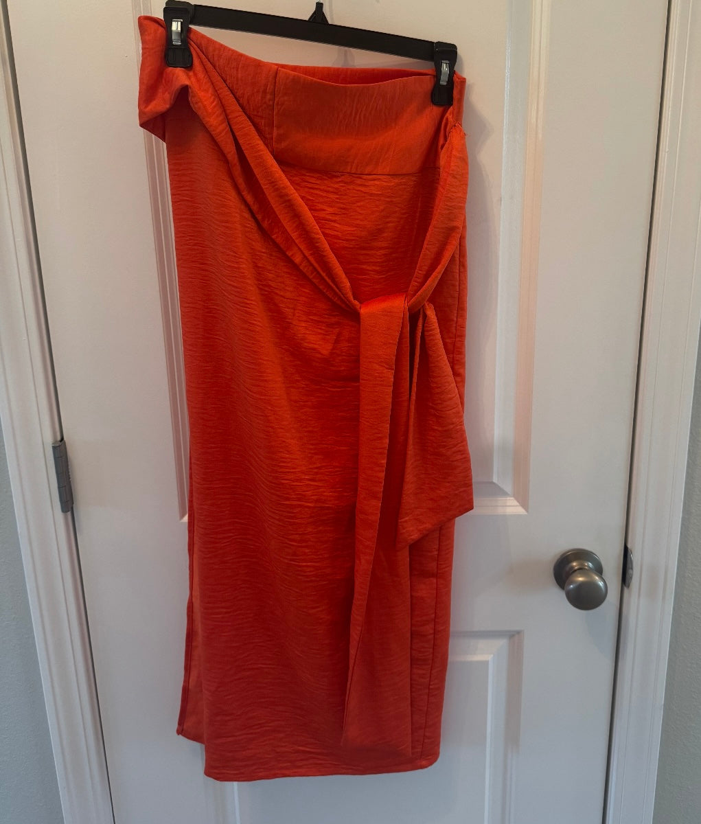 Vici Wrap Skirt Women’s XL Orange