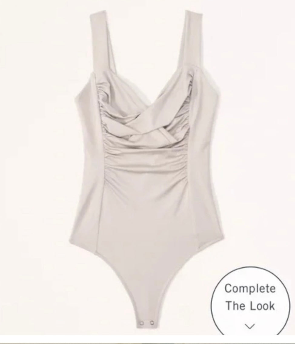 Abercrombie & Fitch Bodysuit Women’s Small Champaign