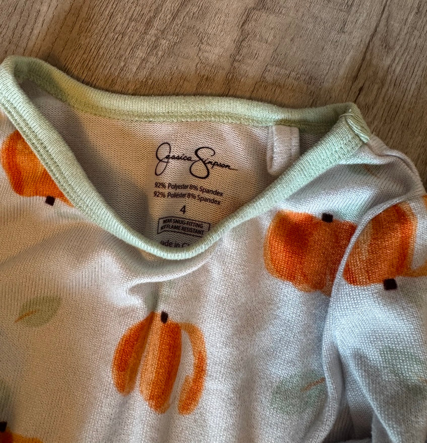 Bundle of Jessica Simpson Halloween Pajamas Toddler Size 4