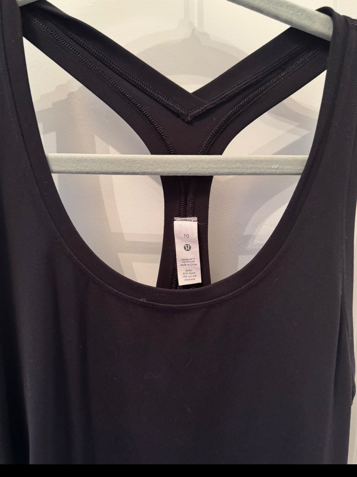Lululemon Active Tank Women’s Size 10 Black