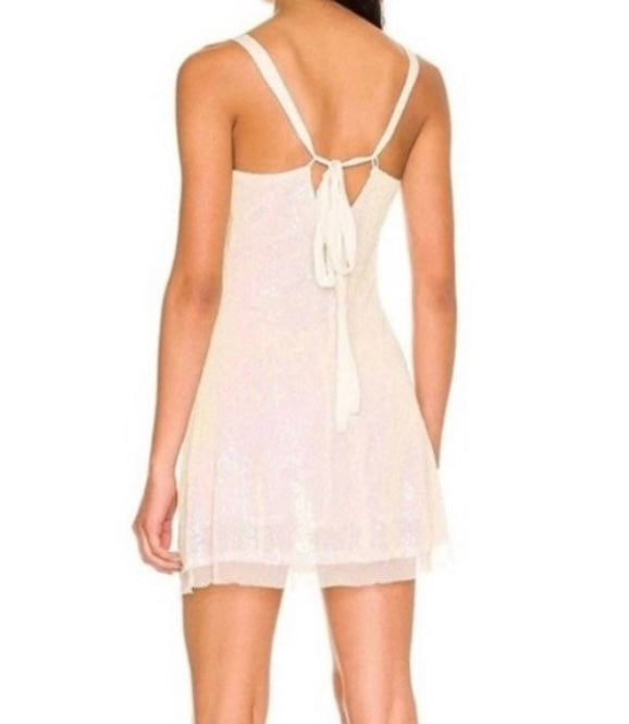 Revolve Free People Gold Rush Sequin Mini Dress Women’s Small