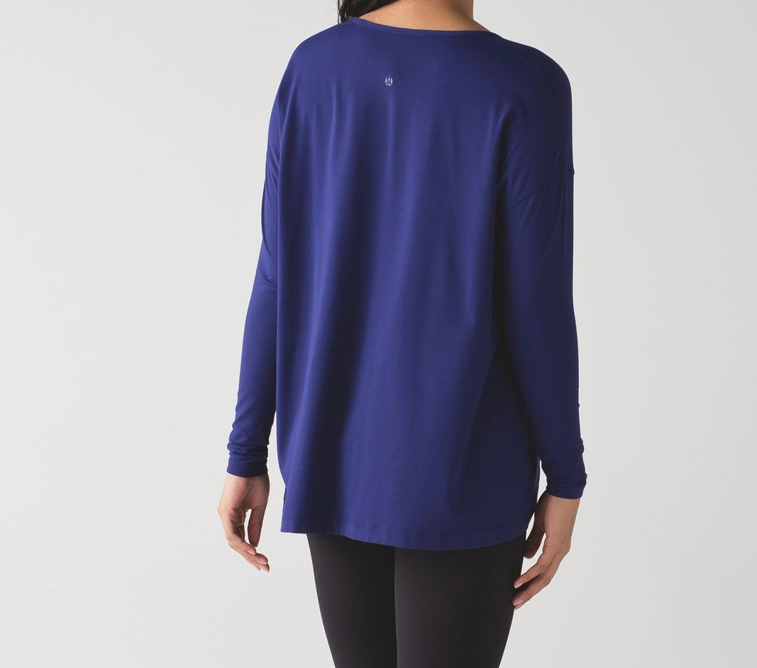 Lululemon City Bound Shirt Women’s Size 12 Emperor Blue