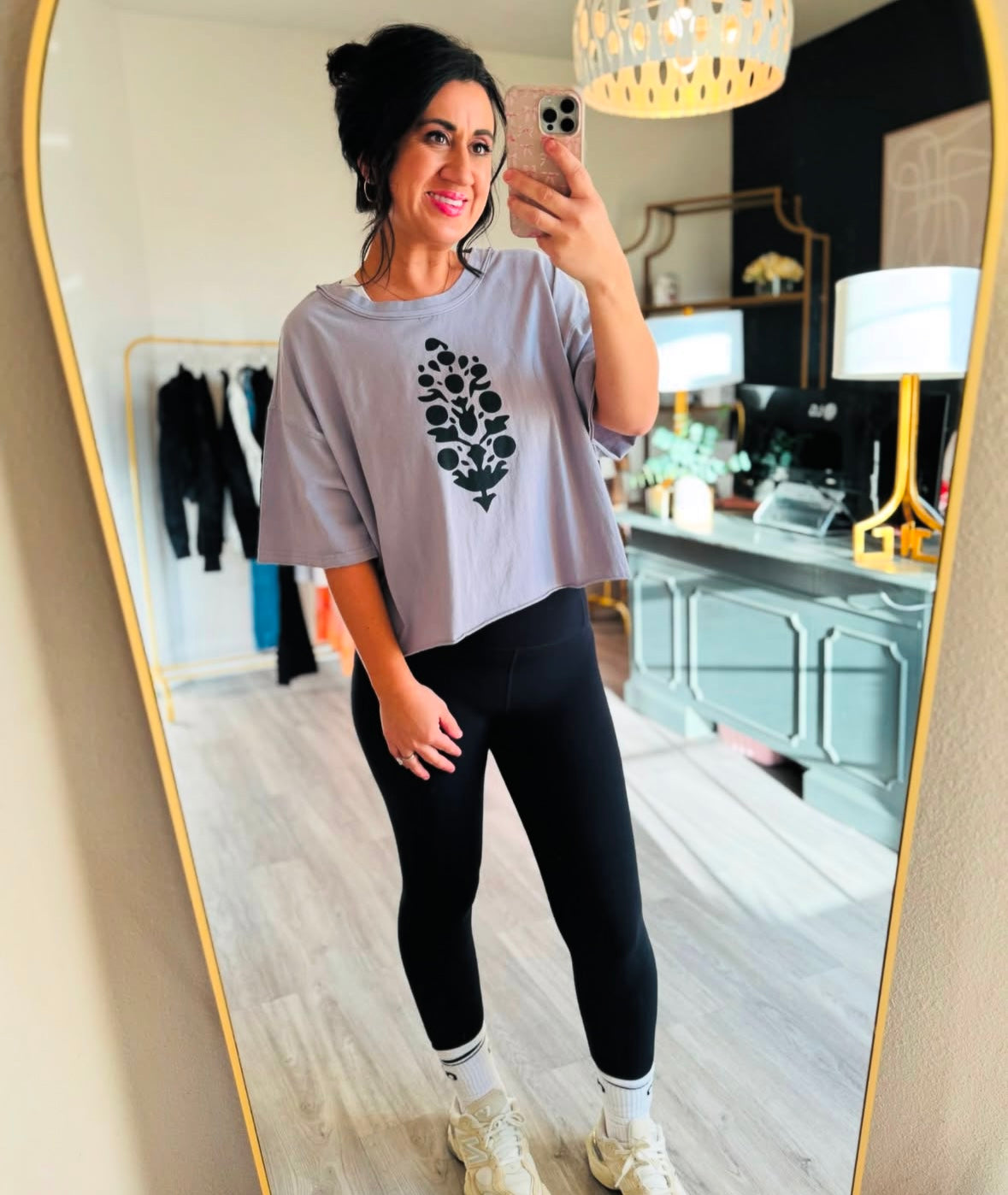 Free People FP Movement Inspire Logo Tee Women’s Large Trailblazer NWT