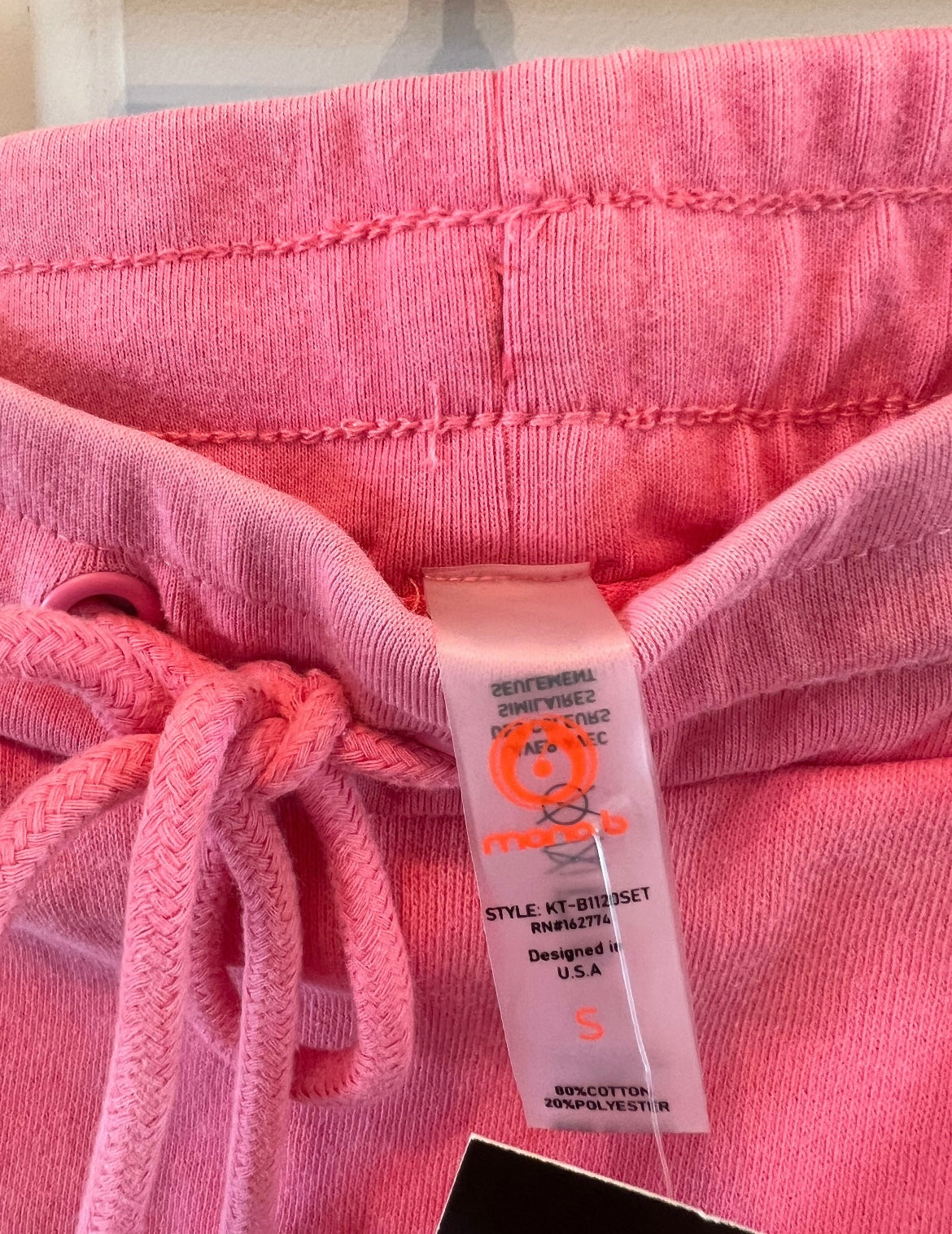 Mono B Matching Set Women’s Size Small Pink