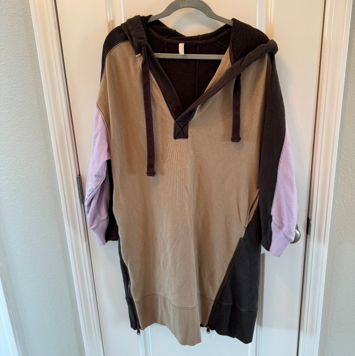 Free People FP Movement Spur Of The Moment Heather Hoodie Dress Women’s Small
