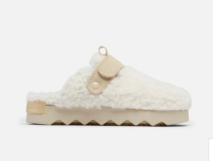 Sorel Viibe Cozy Clog Women’s Size 6.5 Natural Bleached Ceramic