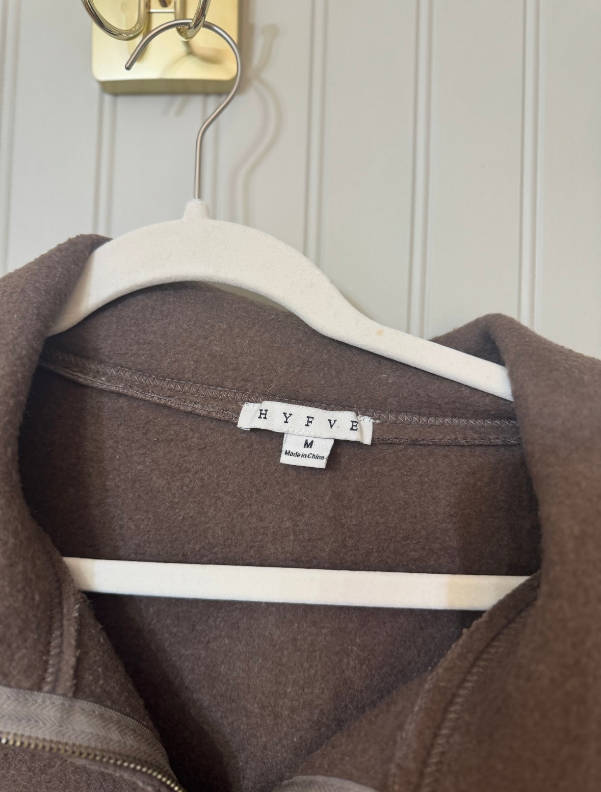 Hyfve Quarter Zip Pullover Women’s Medium Gray