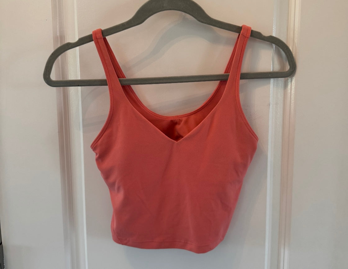Lululemon Active Tank Women’s 4 Coral