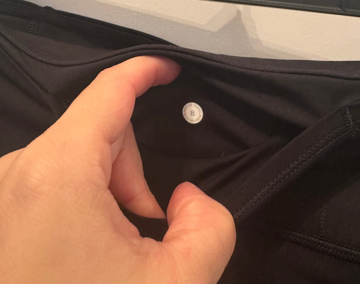 Lululemon Full Length Active Leggings Women’s Size 8 Black