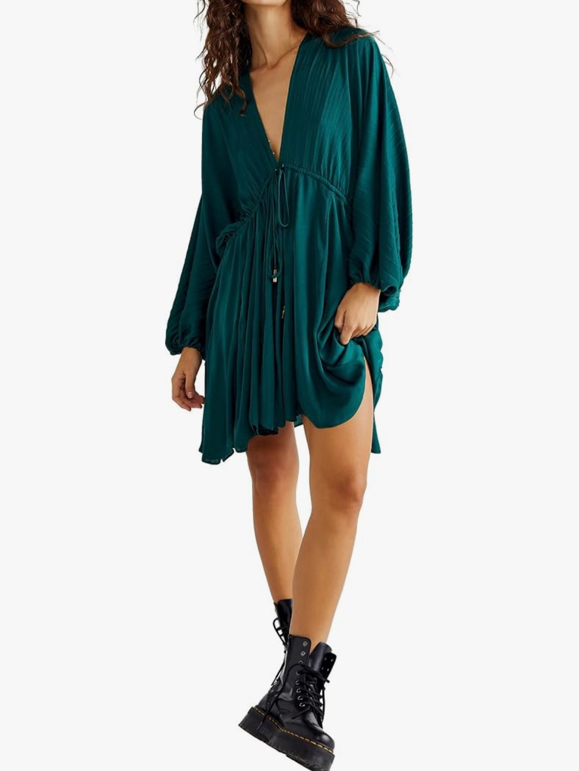 Free People Arzel Dress Women’s Large Green