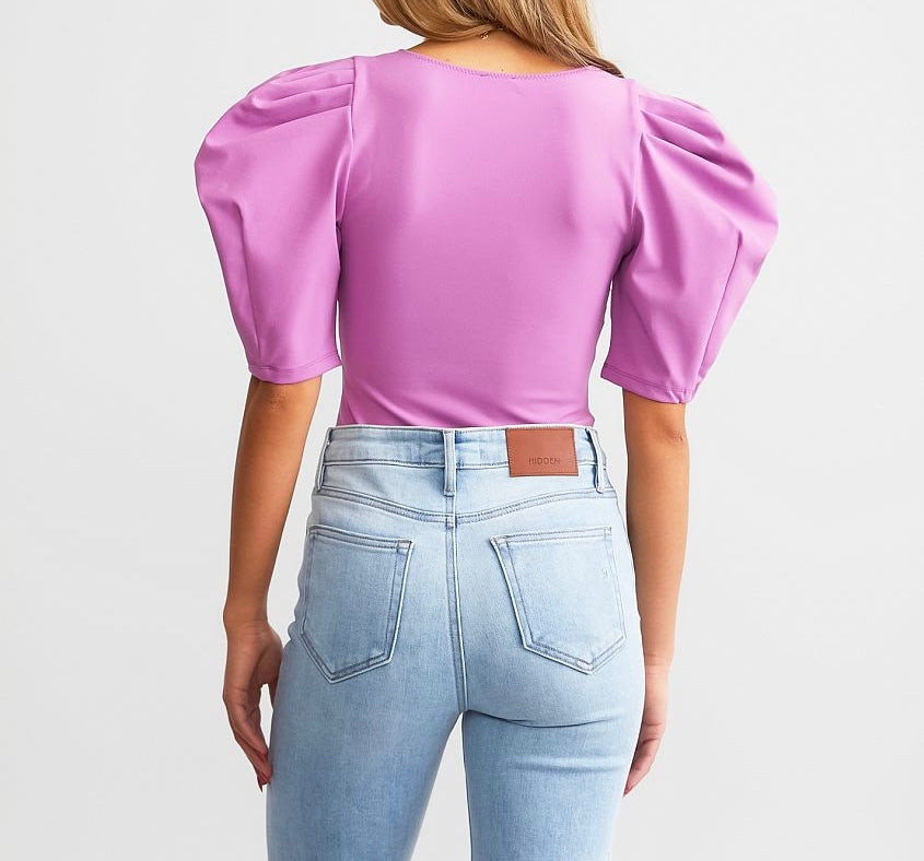 Free People Va Va Voom Bodysuit Women’s Size Medium Wildberry