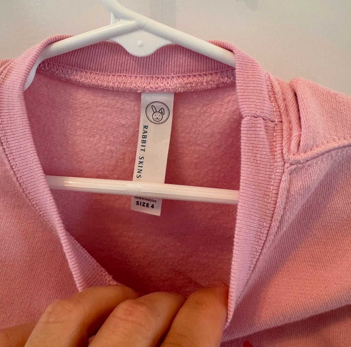 Better Not Pout Santa Sweatshirt Youth Size 4 Pink