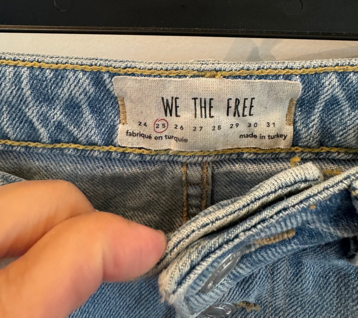 Free People We the Free Denim Skirt Women’s Size 25/0