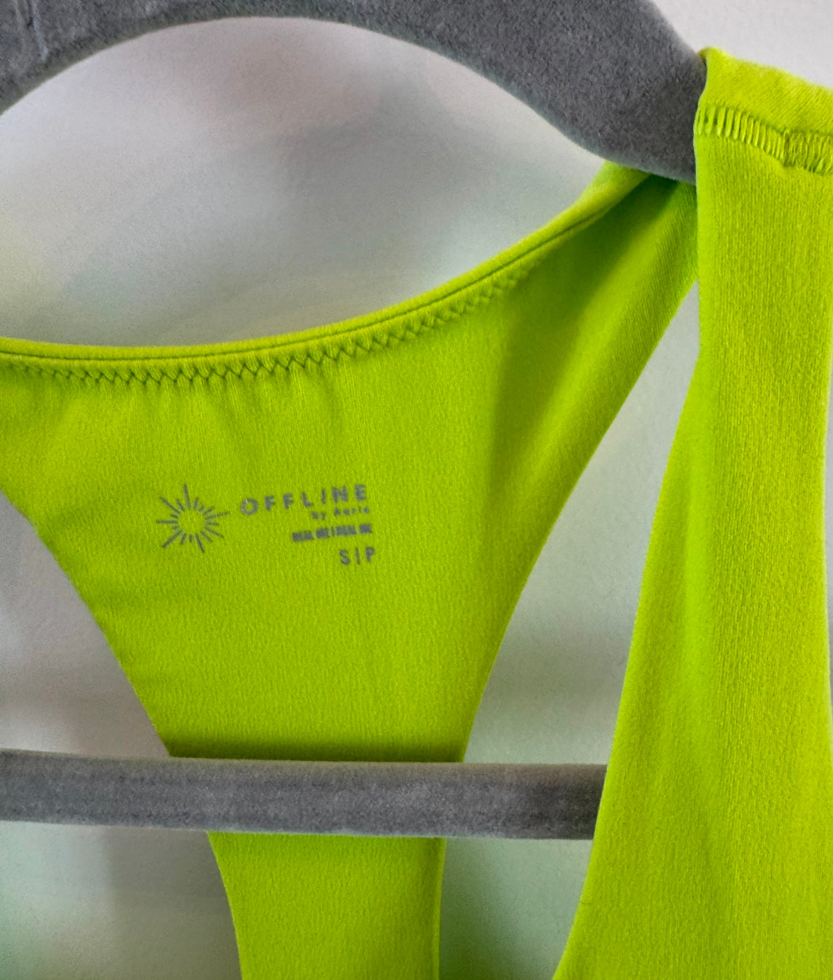 Offline by Aerie Active Romper Women’s Small Neon Green