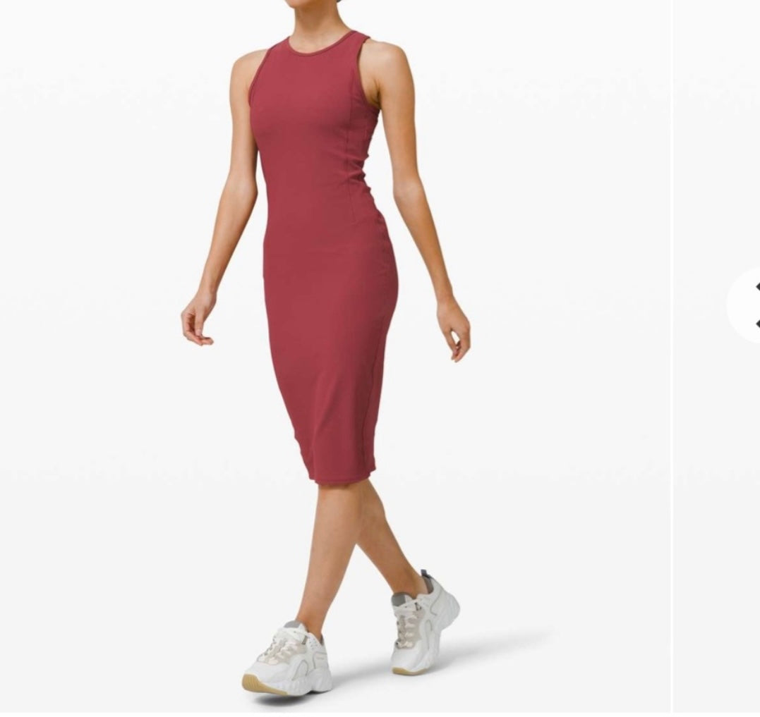 Lululemon Brunch and Back Midi Dress Women’s Size 10
