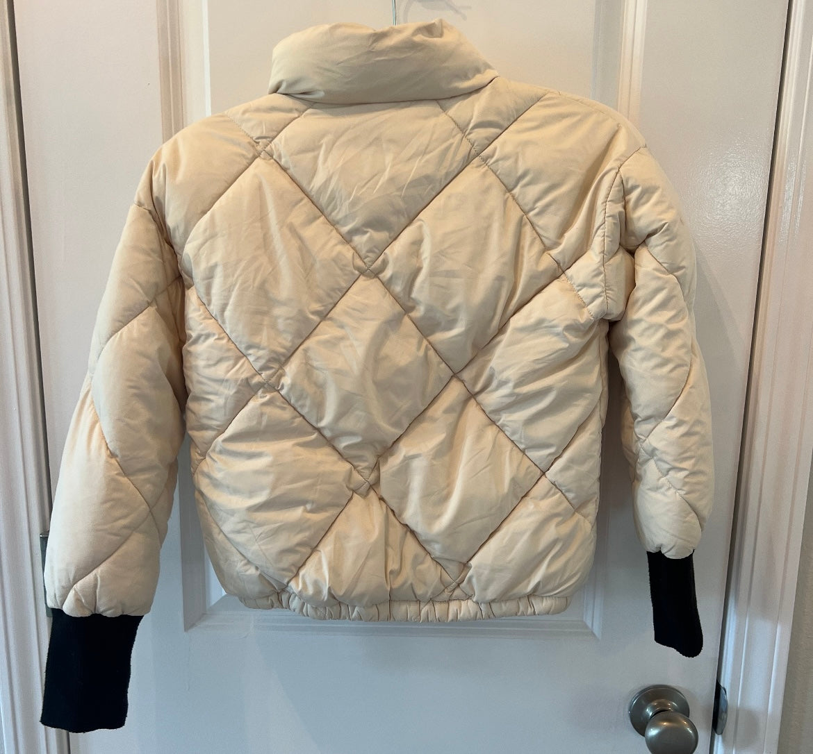 Treasure & Bond Puffer Coat Youth Girl’s Size Large Cream
