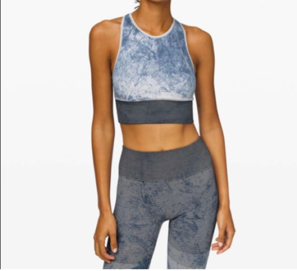 Lululemon Ebb to Train Sports Bra Women’s Size 6 Blue