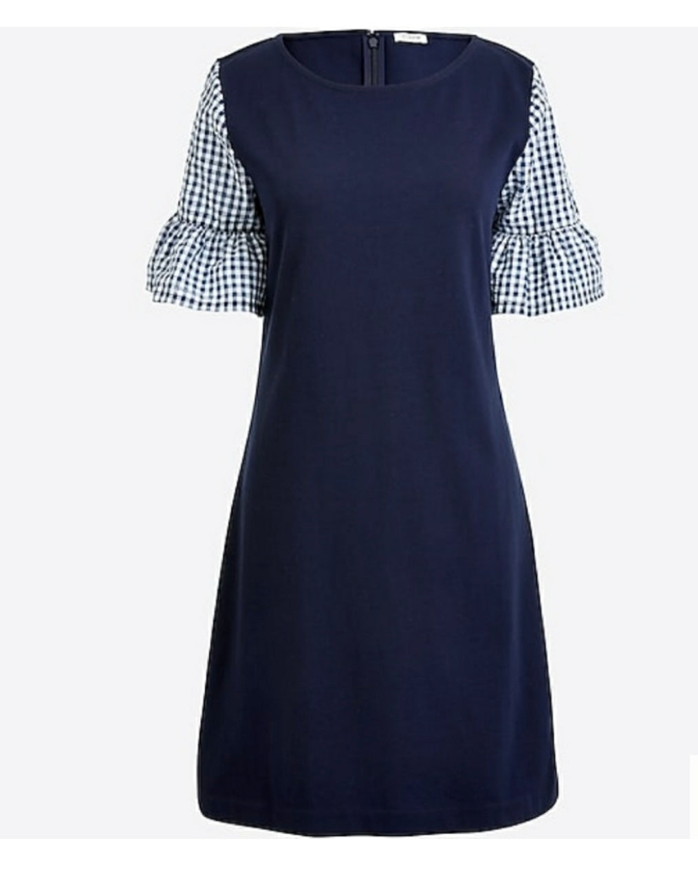 J Crew Gingham Dress Women’s XXS Navy