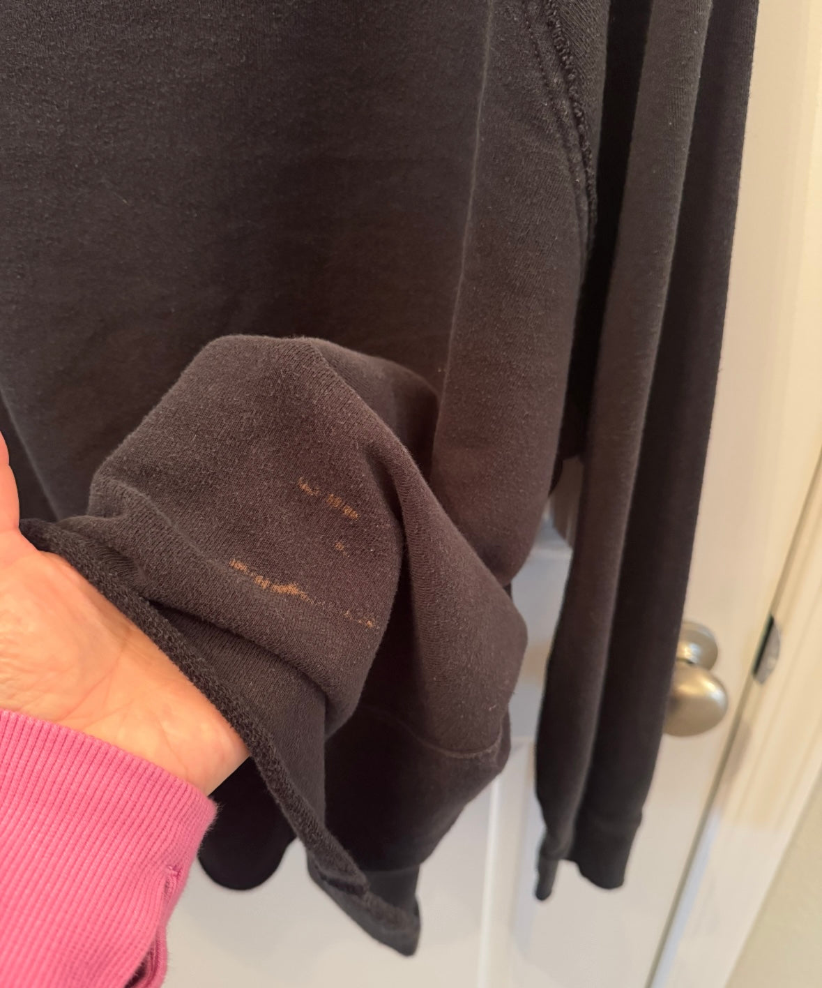 Aerie Raglan Sweatshirt Women’s XL Black