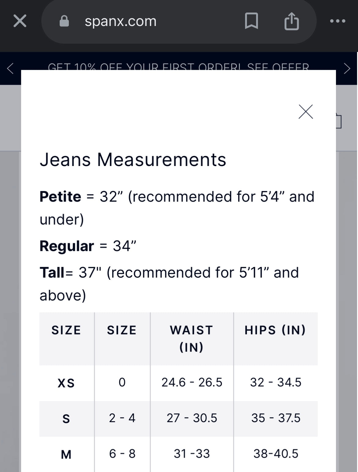 Spanx Flare Jeans Women’s Size Small Reg Midnight Shade