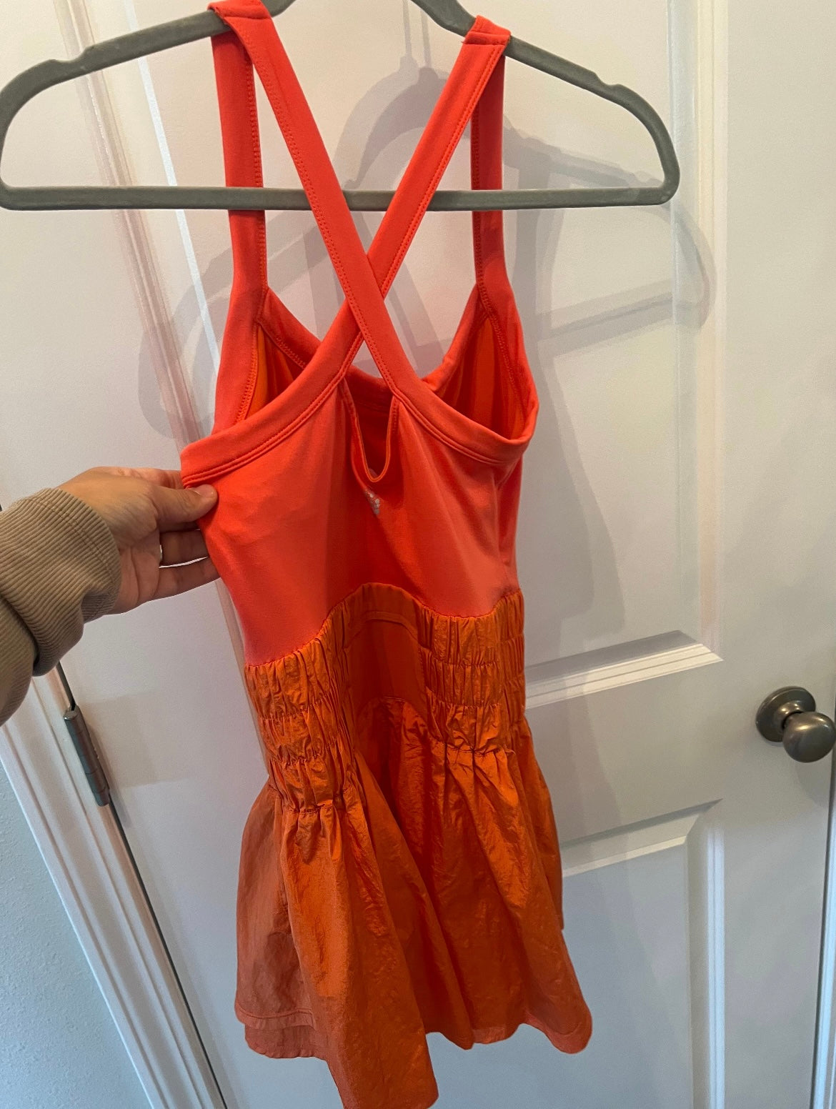 Free People FP Movement
Way Home Skort Romper Women’s Size Small Orange