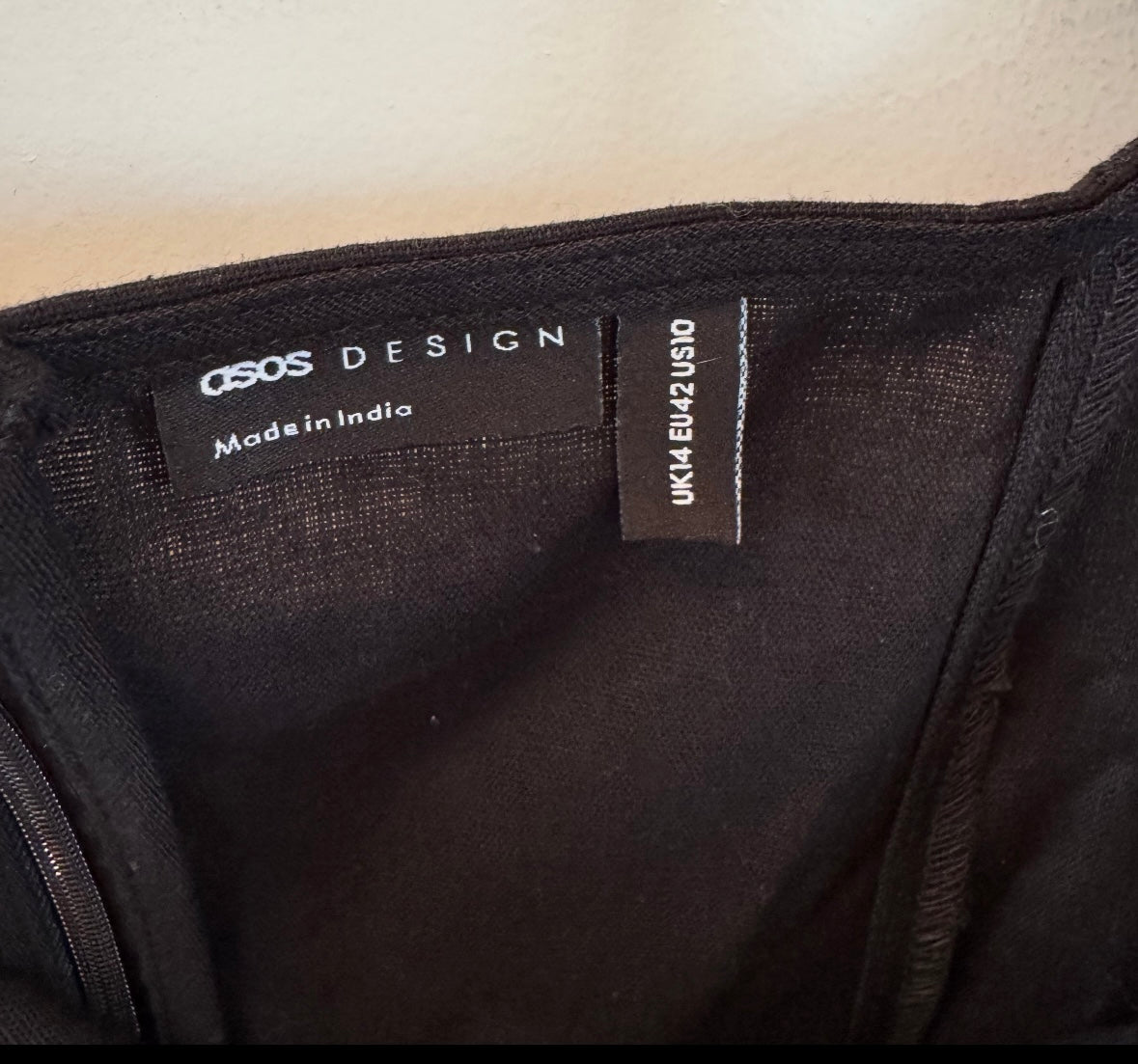 Asos Romper Women’s Size 10 Black