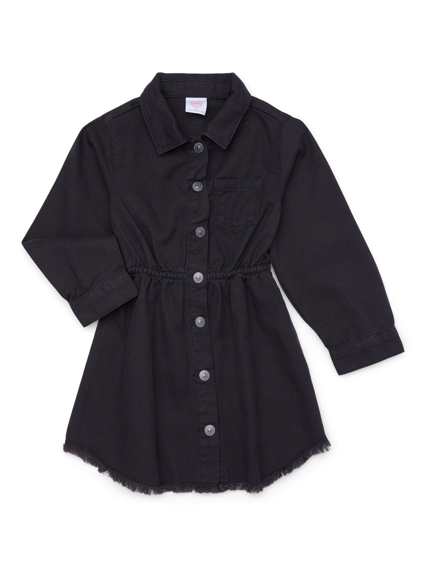 Denim Dress Toddler Size 3T Black