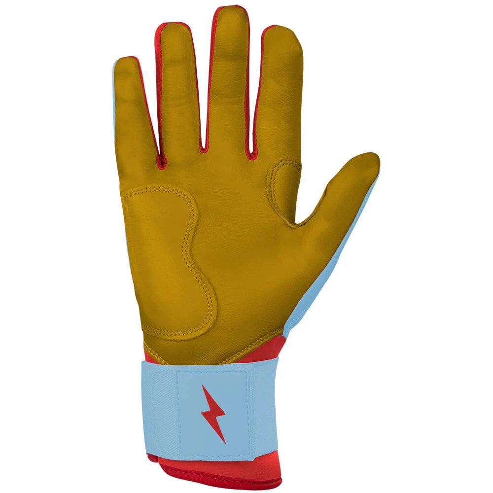 Bader Series Long Cuff Batting Gloves Size Youth Large