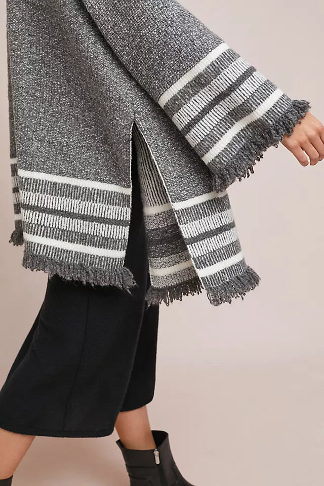 Anthropologie Saturday Sunday Portland Collar Kimono Sweater Women’s One Size Gray