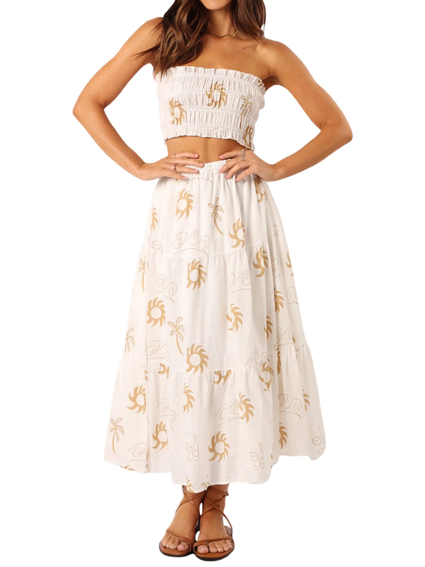 Petal + Pup Matching Set Women’s XS White