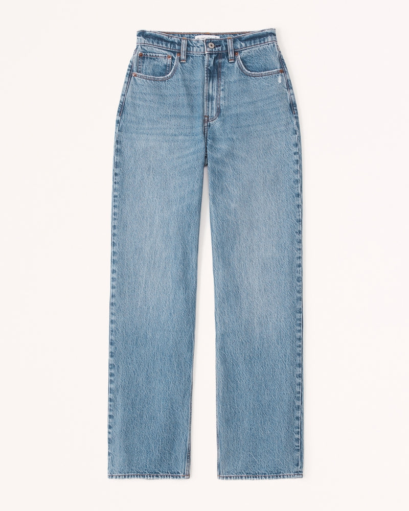 Abercrombie & Fitch High Rise Loose Jeans Women’s Size 6/28 Reg
