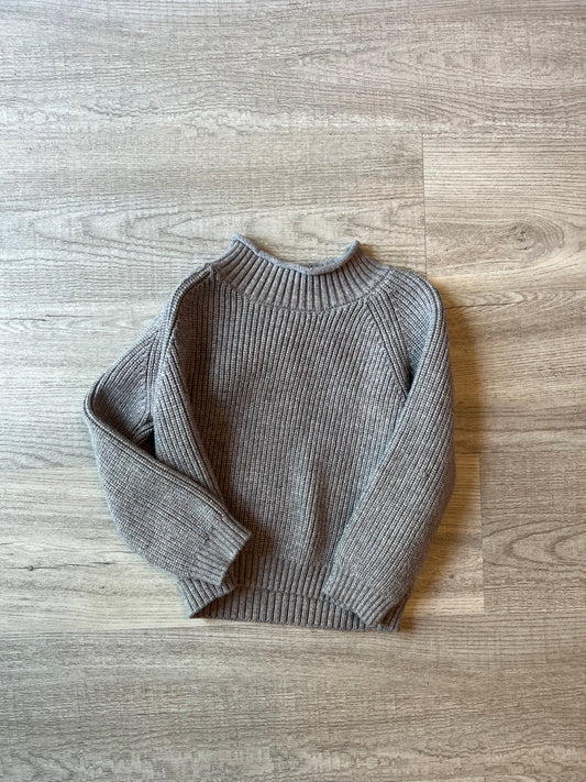 Knit Sweater Toddler Girl Size 2-3 Years Gray