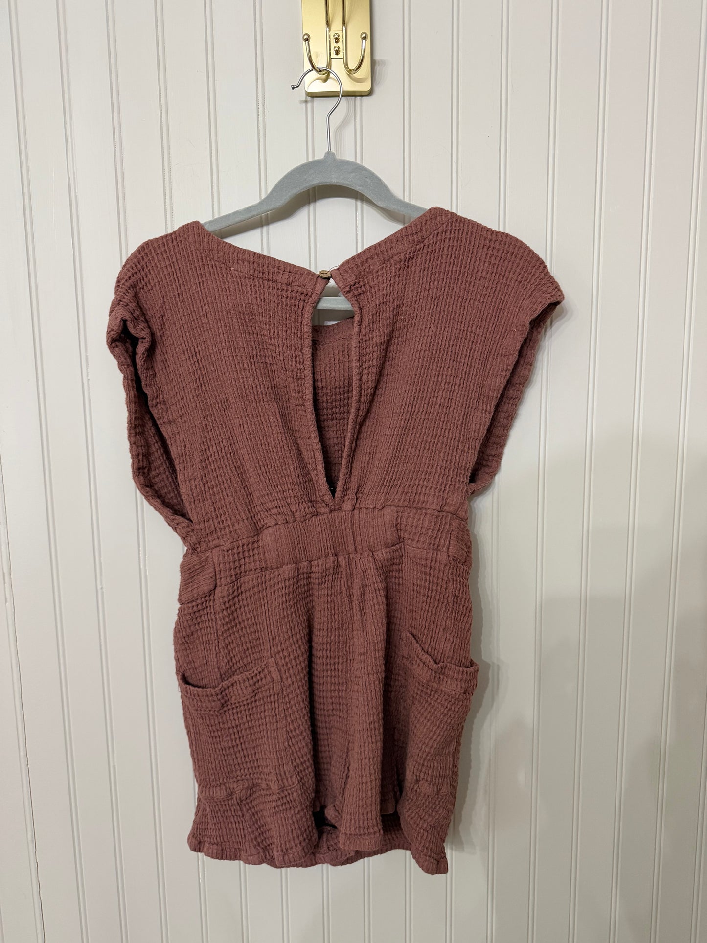 Free People Pull Me In Romper Women’s XS Brown