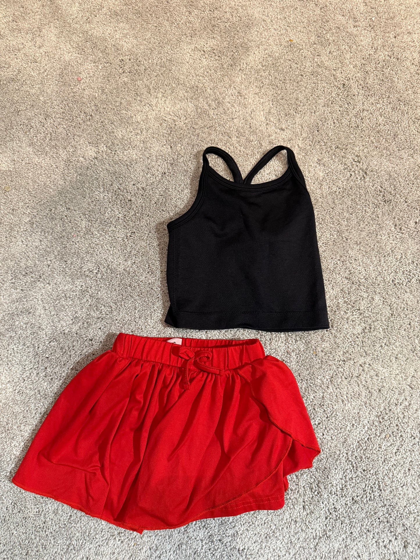 Toddler Girl Athletic Skirt Outfit Size 4/5